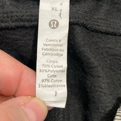 Lululemon Women's Black Full Length Joggers Sweat Pants Size XL - Picture 8 of 9