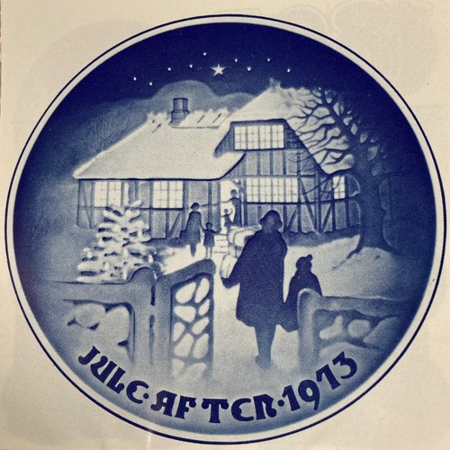 Bing & Grondahl B & G Jule After 1973 Limited Edition "Country Christmas" Plate - Picture 3 of 5