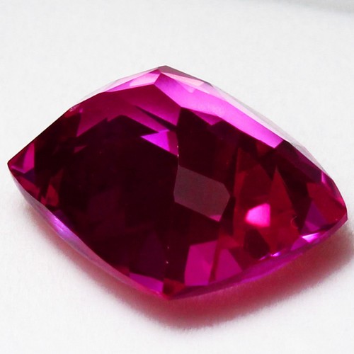 Natürlicher zertifizierter 25,65 ct Utah roter Beryll Bixbite 19 x 15 mm Kissen unbeheizte Edelsteine - Bild 5 von 6