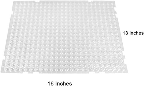 8Pcs Cat Deterrent & Repellent Scat Plastic Clear Spikes Mat Outdoor Indoor - Picture 3 of 11