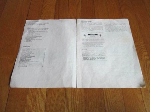 Hitachi VT-74AY NUR ANLEITUNG Handbuch für VHS Video Deck Booklet - Bild 2 von 3
