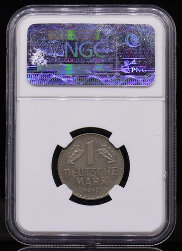 1957F Germany Mark NGC AU55 - Picture 4 of 4