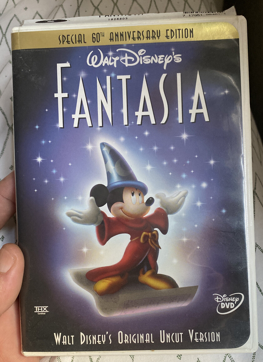 Fantasia (DVD, 2000, Special 60th Anniversary Edition)EUC