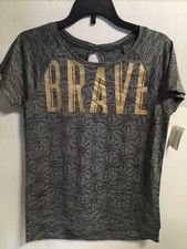 Ideology Girls Lot of 2. Gray brave shirt  black leggings long sz large 14 G1