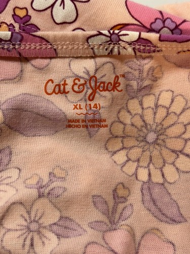 Little Girls Dress Size 14 Sundress Flowers Summer Pink - Picture 5 of 5