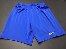 Nike DRI-FIT Soccer Shorts Boys Youth Large Blue