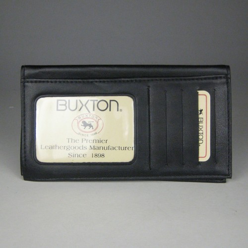 Buxton Wallet Mens Womens Leather Brown Vintage Bifold Leathercraft 6.25 inch - Picture 1 of 5