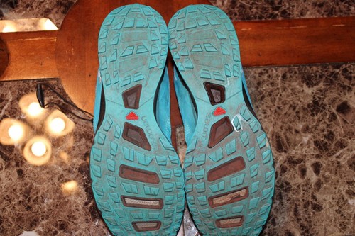 Salomon Teal Blue Sense Pro 2 Trail Running Shoes Women’s 10.5 - Picture 7 of 7