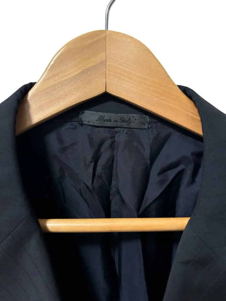 Hugo Boss Vintage Virgin Wool Men’s Single Breast 3 Button Blazer Jacket Black - image 3 of 4