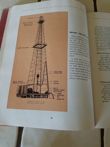 1951 Wickwire Rope Oilfield Handbook with Ton Mile Tables - Picture 7 of 10