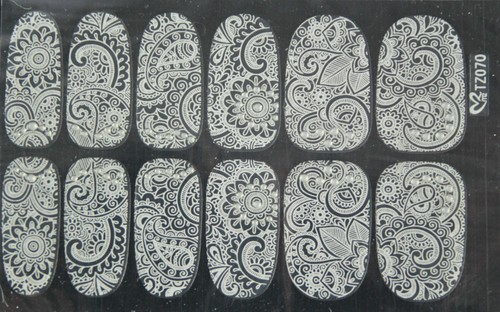 Lace Full Nail Art Wraps Stickers Manicure Pedicure Party Flower Wedding - Picture 4 of 7