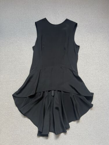 Alexander McQueen women black Asymmetric top Size 44 UK 12