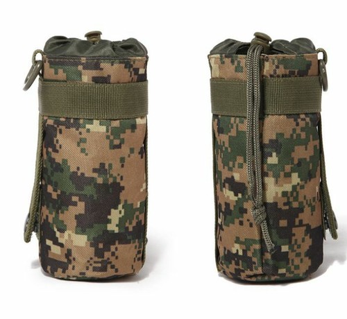 New Airsoft Molle Water Bottle Utility Carrier Pouch Black/Desert Marpat - Picture 16 of 18