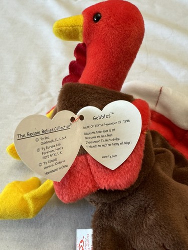 Ty Beanie Baby Gobbles Jahr 1996 - 5,5 cm - Bild 7 von 8
