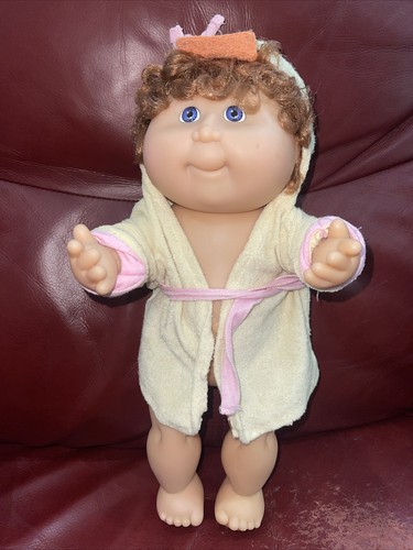 Cabbage Patch 1991 Splashin' Kids Doll Red/Brown Hair Blue Eyes 14" All Vinyl - Picture 2 of 10