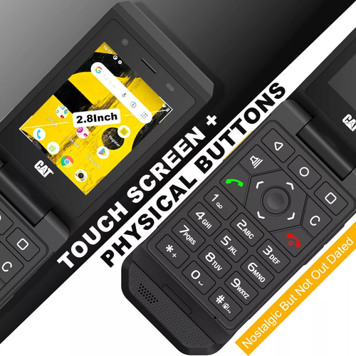Unlocked CAT S22 Flip 16GB 2.8 touchscreen Android11 IP68 water resistant 4G LTE - Picture 17 of 17