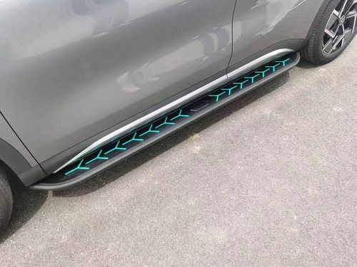 2PCS Aluminum Running Board Side Steps Nerf Bar Fit Kia Rondo Carens 2013-2022 - Imagen 3 de 8