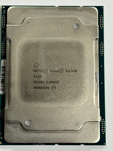 Intel Xeon Silver 4110 8 Core 2.10GHz 11MB 85W Processor CPU SR3GH - Picture 1 of 1