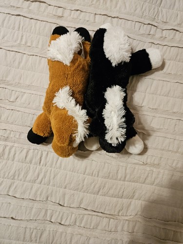 2- B J Toy Horses: One Black The Other Brown Very Soft Plush / Stuffed Animal  - Imagen 2 de 5