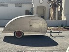 Vintage 1947 Tourette Teardrop Travel Trailer Camper Rv Hot Rat Rod Airstream