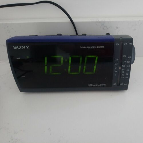 Vintage Sony Dream Machine ICF-C441L FM/MW/LW 3-pasmowy radiobudzik i alarm - Zdjęcie 1 z 1