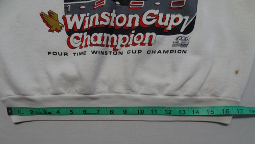 Dale Earnhardt L 1990 Winston Cup Four Time Champion NASCAR VTG 90s Sweatshirt - Picture 6 of 18