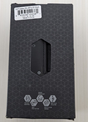 SUPCASE Unicorn Beetle Pro Case for Samsung Galaxy S9 - Black BRAND NEW IN BOX - Zdjęcie 7 z 7