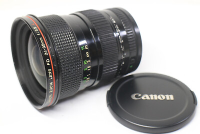 AS IS Canon NFD New FD 24-35mm F/3.5 L MF Wide Angle Zoom Lens
