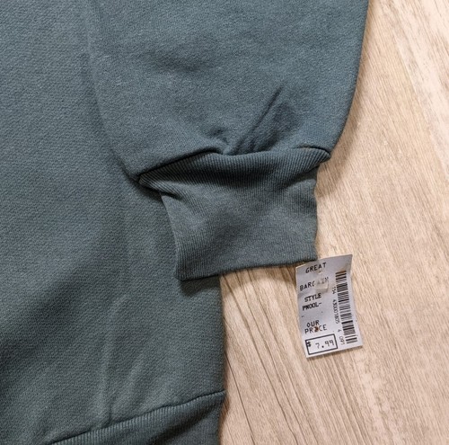 NOS Vintage Peanuts Varsity Team Charlie Brown Sweatshirt Made in Canada Size XL - Picture 2 of 9