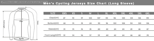 Magliette Ciclismo Uomo, Maglia Ciclismo Senza Maniche/Maniche Corte/Maniche Lun - Foto 3 di 12