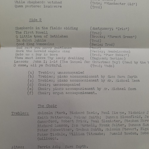 Carols From Cookham LP UK 1960's Private press NM vinyl record Christmas village - Bild 16 von 18