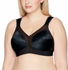 Playtex 18 Hour 4693 40D 40 D BLACKWireless Side & Back Smoothing Bra (59)