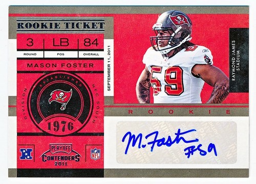 2011 Contenders Football Rookie Ticket Variation Autograph Auto SP Rc - You Pick - Picture 41 of 112