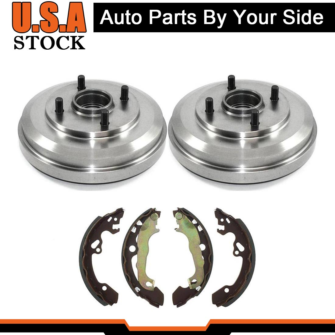 Rear 3X CEDU Brake Shoes Drums fits 09-11 Ford Focus High Performance_WT