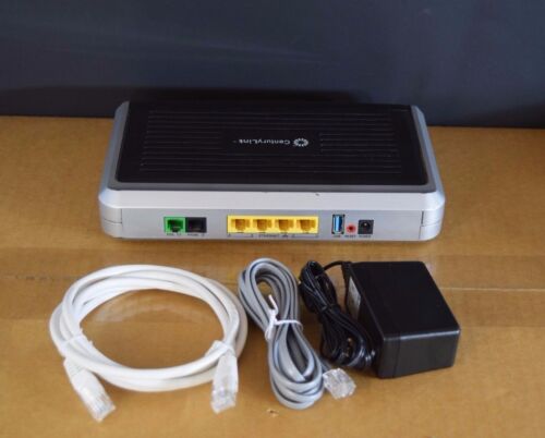 Actiontec CenturyLink C1000A 300 Mbps 4-Port Wireless N Router Gigabit Modem - Picture 2 of 3