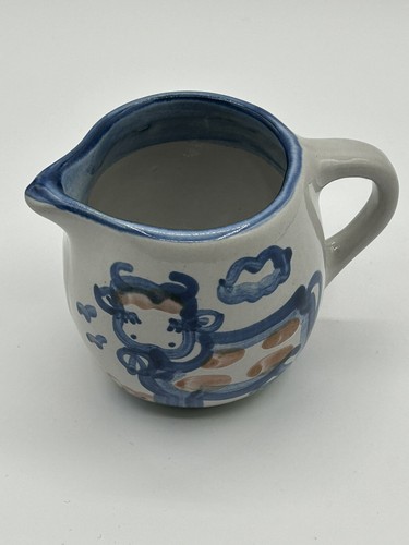 Vtg Discontinued MA Hadley Glazed Ceramic Hand Painted Creamer/Syrup Pitcher - Picture 13 of 13