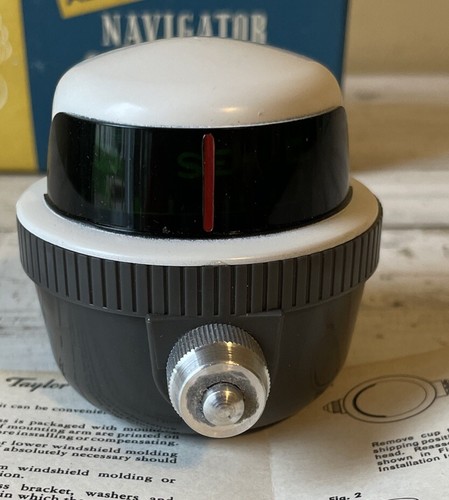 Vintage Taylor Instrument Company Navigator Compass #2976 For Boat, Car, Hot Rod - Picture 3 of 6