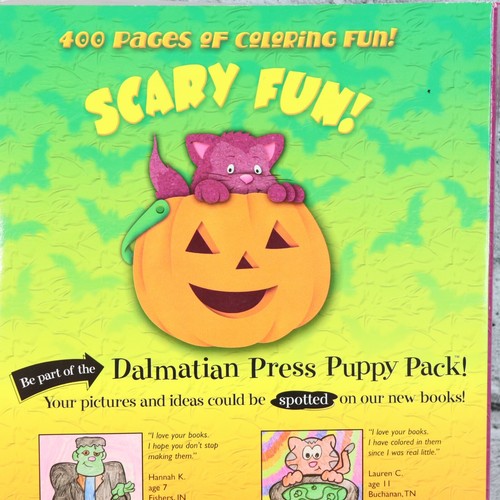 2006 Dalmation Press Scary Fun 400 Pages Of Coloring Fun/Coloring Book - Picture 4 of 9