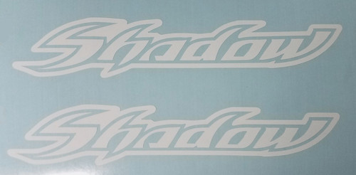 HONDA SHADOW OUTLINED TANK FENDER STICKERS DECALS (2x) - Foto 3 di 14