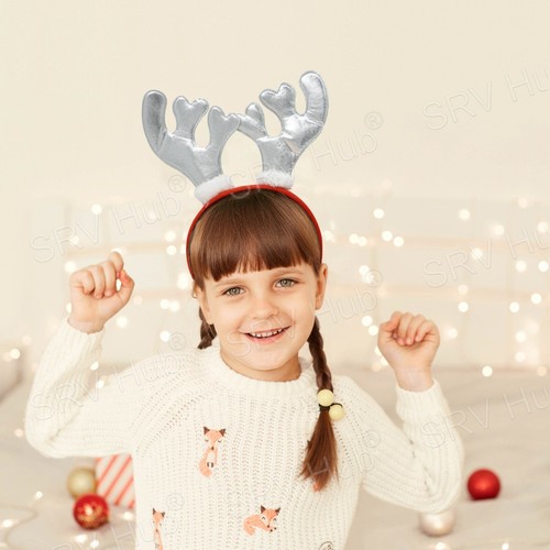 Diadema de Navidad para niños, accesorios para la cabeza de Navidad, disfraz festivo favores de fiesta - Imagen 109 de 149