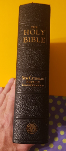 HOLY BIBLE, CATHOLIC EDITION, CONFRATERNITY EDITION, IMITATION LEATHER, 1957, - Picture 7 of 7