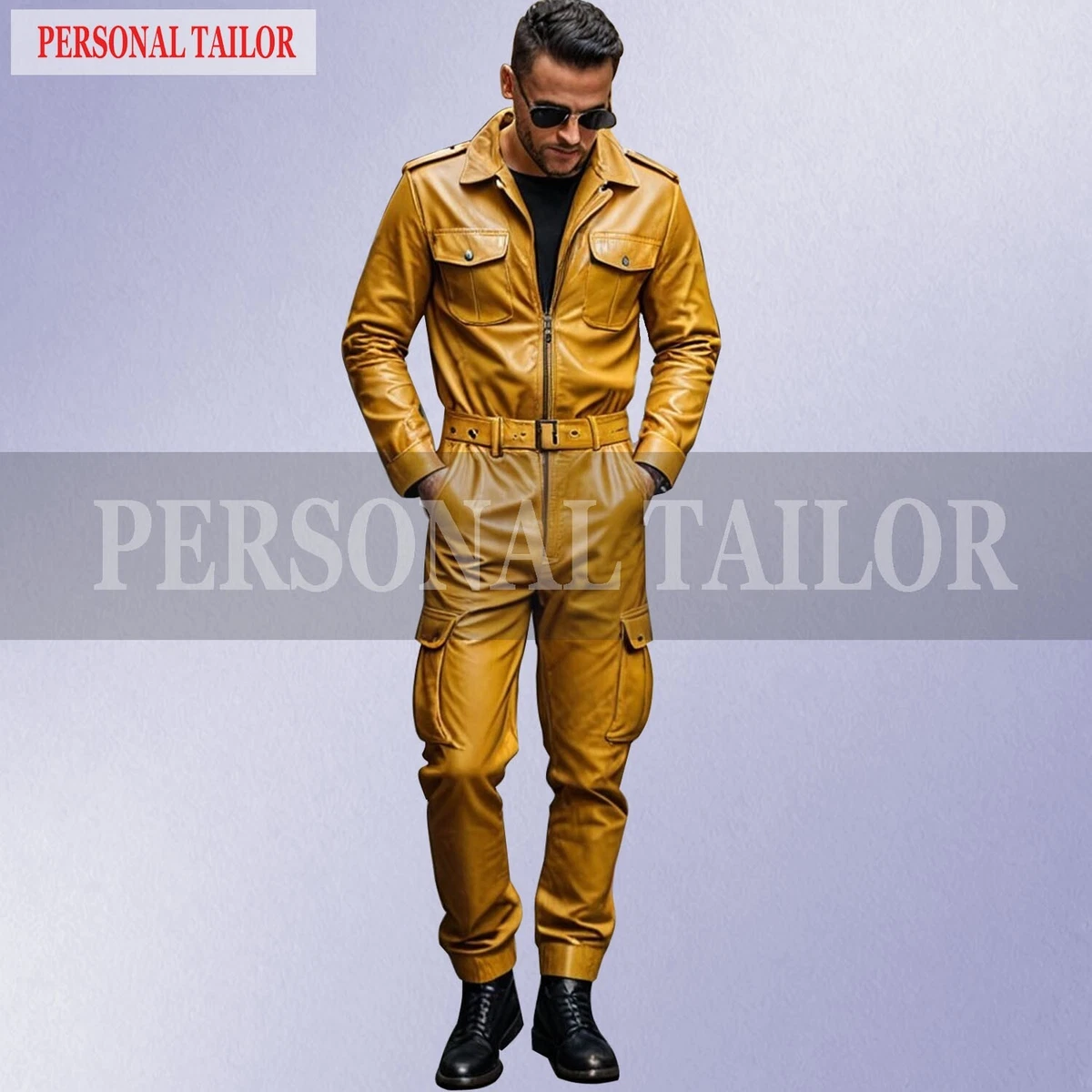 mens leather overalls products for sale | eBay