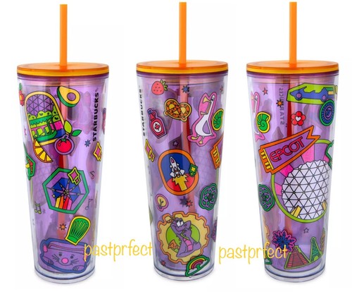 Disney Starbucks 9” Travel Tumbler Only NO Pins Lid w Straw New w Tag 2025 UPick - Picture 7 of 11