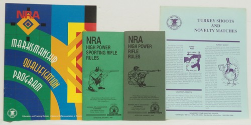 NRA Marksmanship Qualification Program Booklet -1998- and Rifle Rules Brochures - Bild 1 von 2