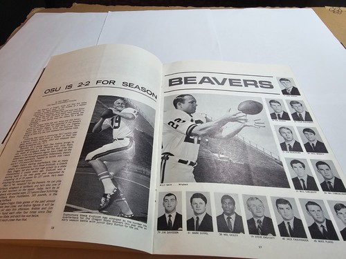 1969 WASHINGTON vs OREGON STATE COLLEGE FOOTBALL GAME PROGRAM HUSKIES BEAVERS UW - Picture 18 of 24