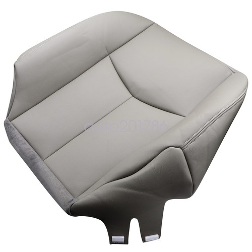 For 2003 2004 2005 2006 GMC Sierra 1500 2500HD Driver Bottom Seat Cover Gray - Picture 3 of 8