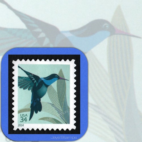 2014 Kolibri Postkartensatz - postfrisch - endgültige Einzelmarke # 4857 - Bild 1 von 3