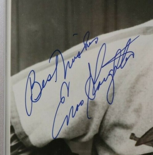 Enos Slaughter Signed Autographed 8x10 Photograph St. Louis Cardinals HOF - Picture 2 of 6
