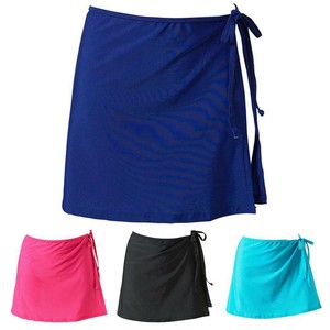 Women-039-s-Girl-Wrap-Lace-Up-Skirted-Bikini-Bottom-Swimsuit-Short-Skort-Swim-Skirt