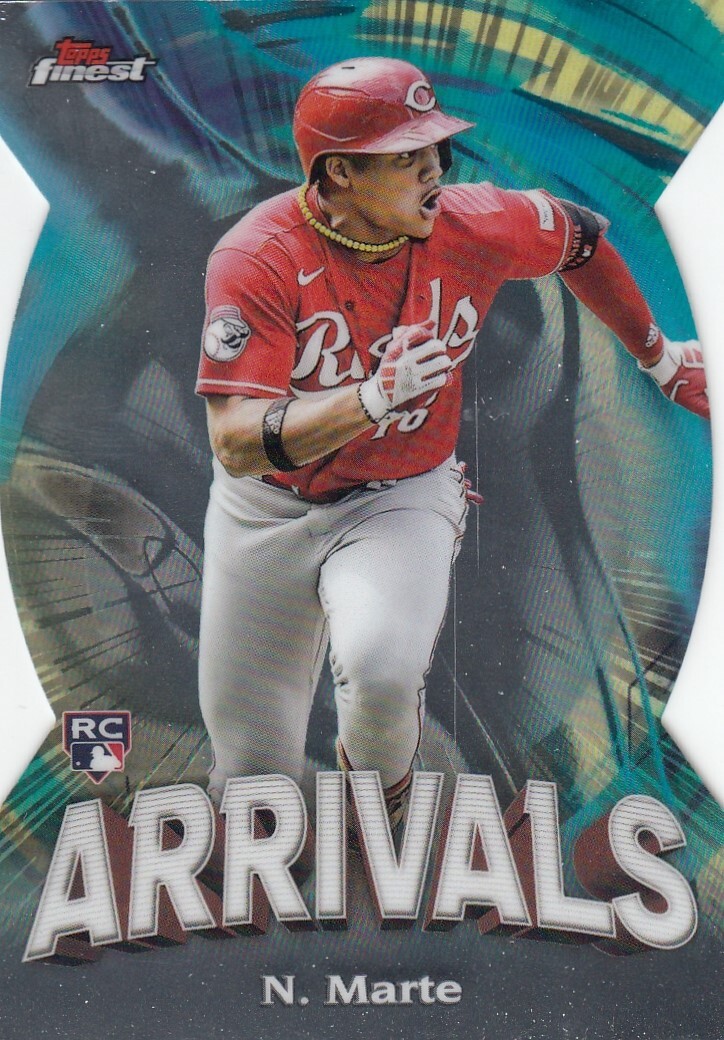 NOELVI MARTE FINEST ROOKIE ARRIVALS DIE CUT RC CINCINNATI REDS #10 2024 TOPPS